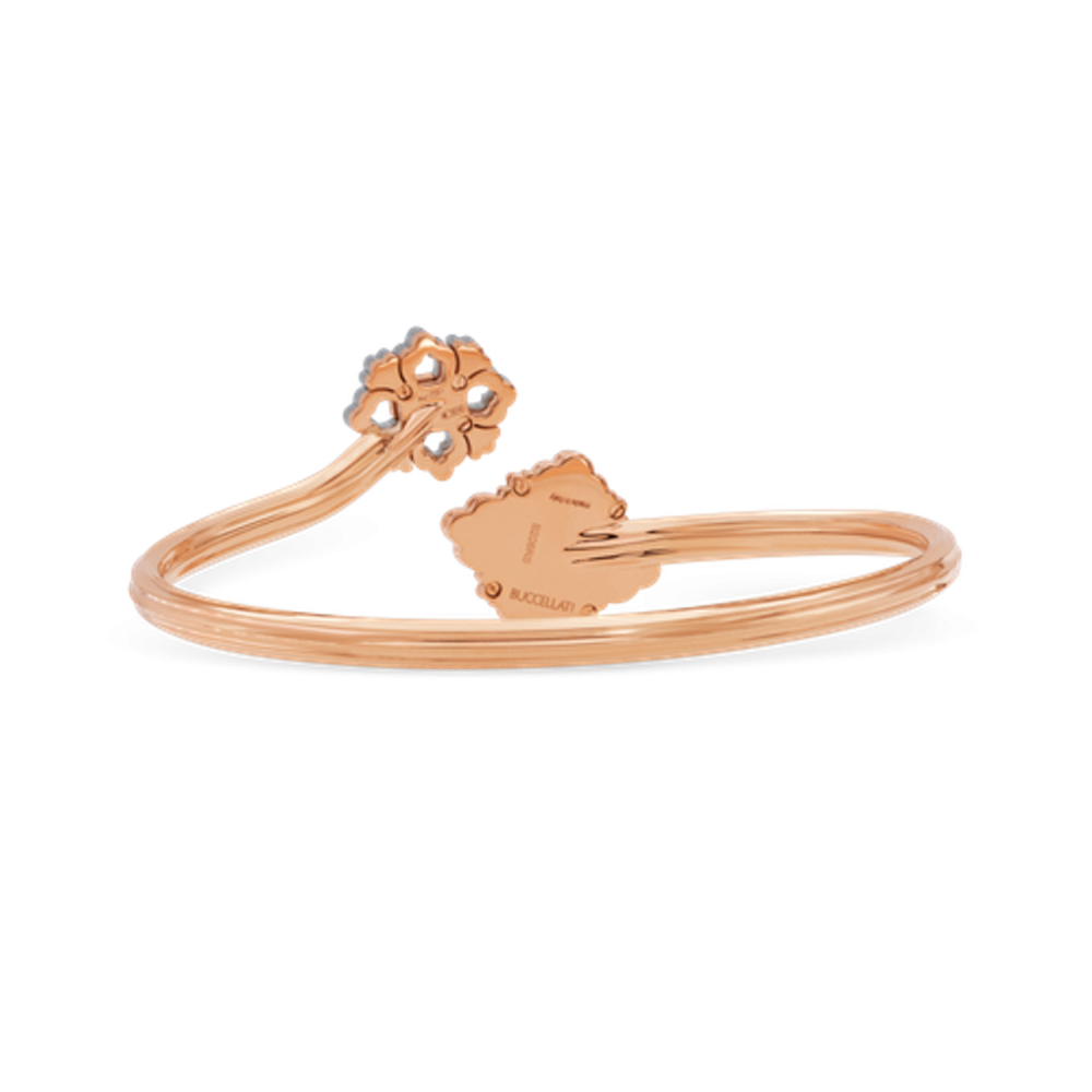 OPERA TULLE PINK AND WHITE GOLD BRACELET WITH ONYX