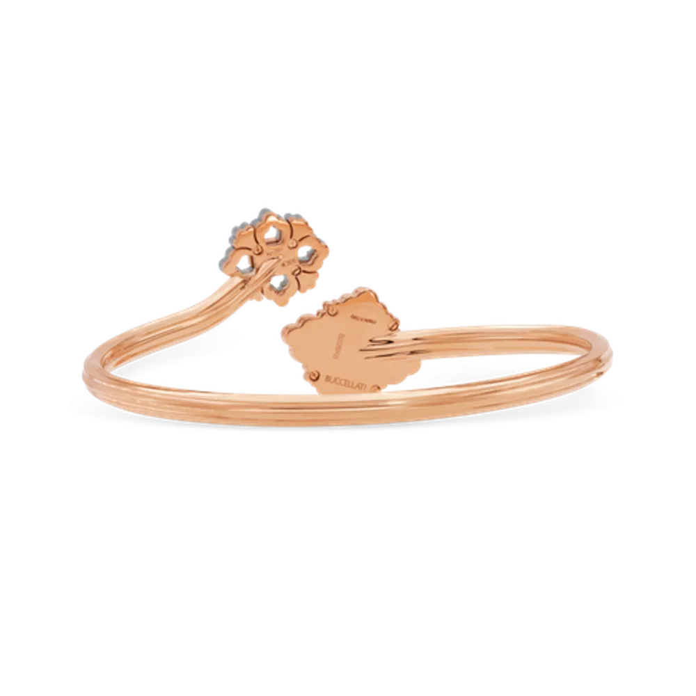 OPERA TULLE PINK AND WHITE GOLD BRACELET WITH ONYX