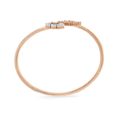 OPERA TULLE PINK AND WHITE GOLD BRACELET WITH ONYX