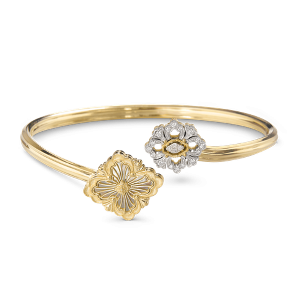 OPERA TULLE YELLOW AND WHITE GOLD BRACELET WITH MOTHER OF PEARL