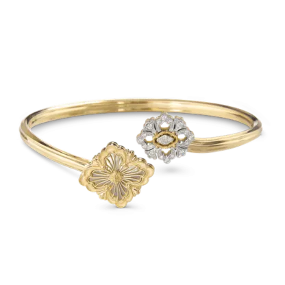 OPERA TULLE YELLOW AND WHITE GOLD BRACELET WITH MOTHER OF PEARL