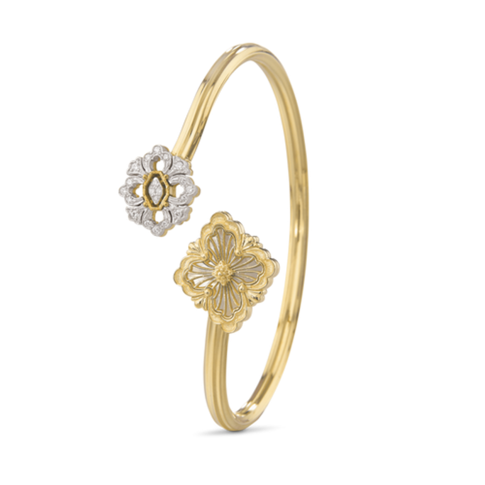 OPERA TULLE YELLOW AND WHITE GOLD BRACELET WITH MOTHER OF PEARL