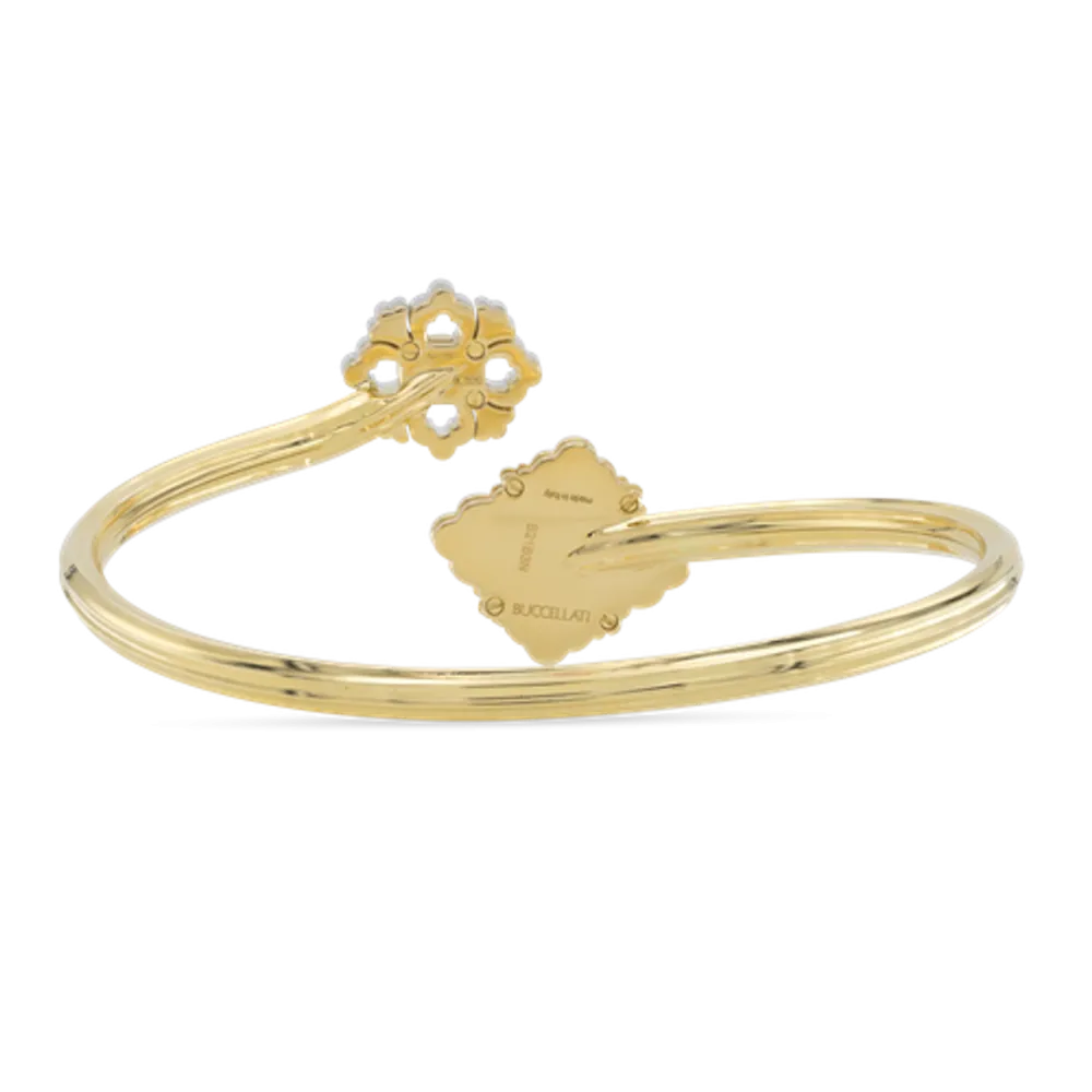 OPERA TULLE YELLOW AND WHITE GOLD BRACELET WITH MOTHER OF PEARL