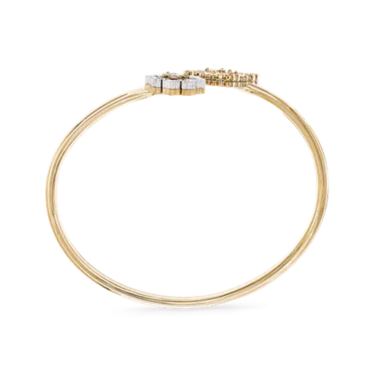 OPERA TULLE WHITE GOLD BRACELET WITH RED ENAMEL BACKGROUND