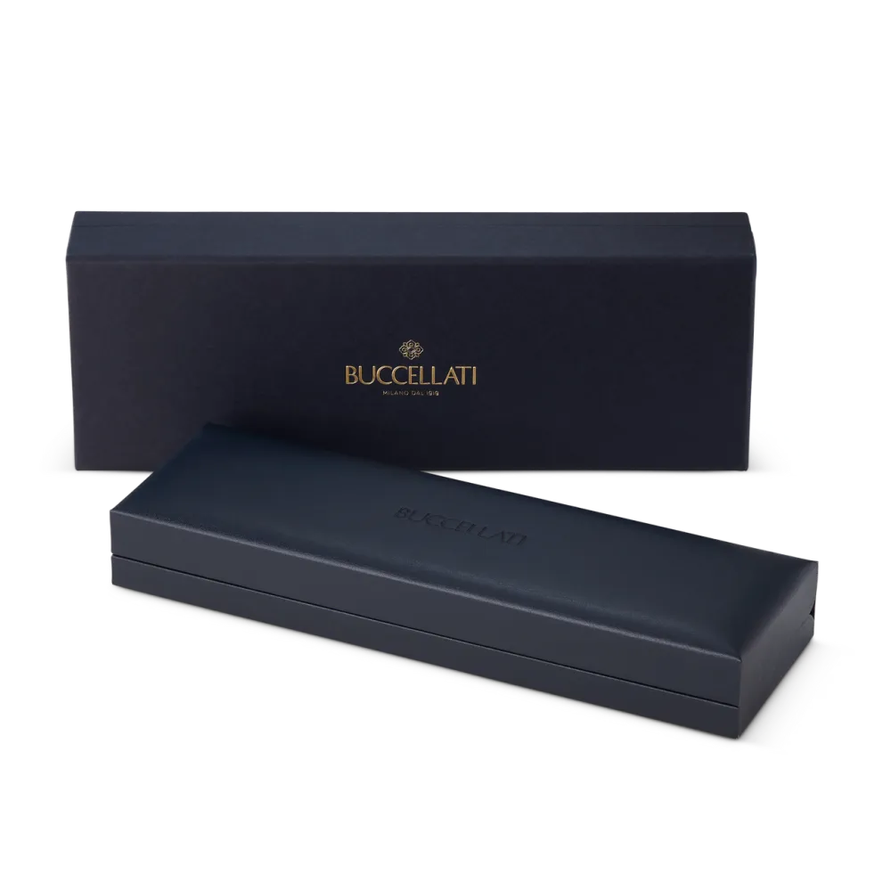 OPERA TULLE YELLOW GOLD BRACELET WITH BLUE ENAMELED ELEMENT