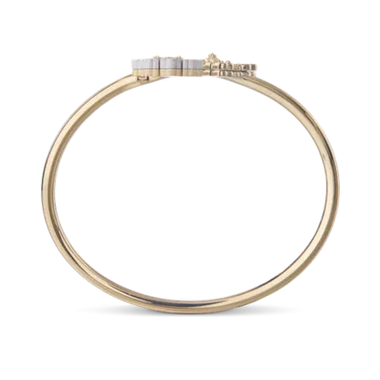 OPERA TULLE YELLOW AND WHITE GOLD SET BRACELET WITH ONYX