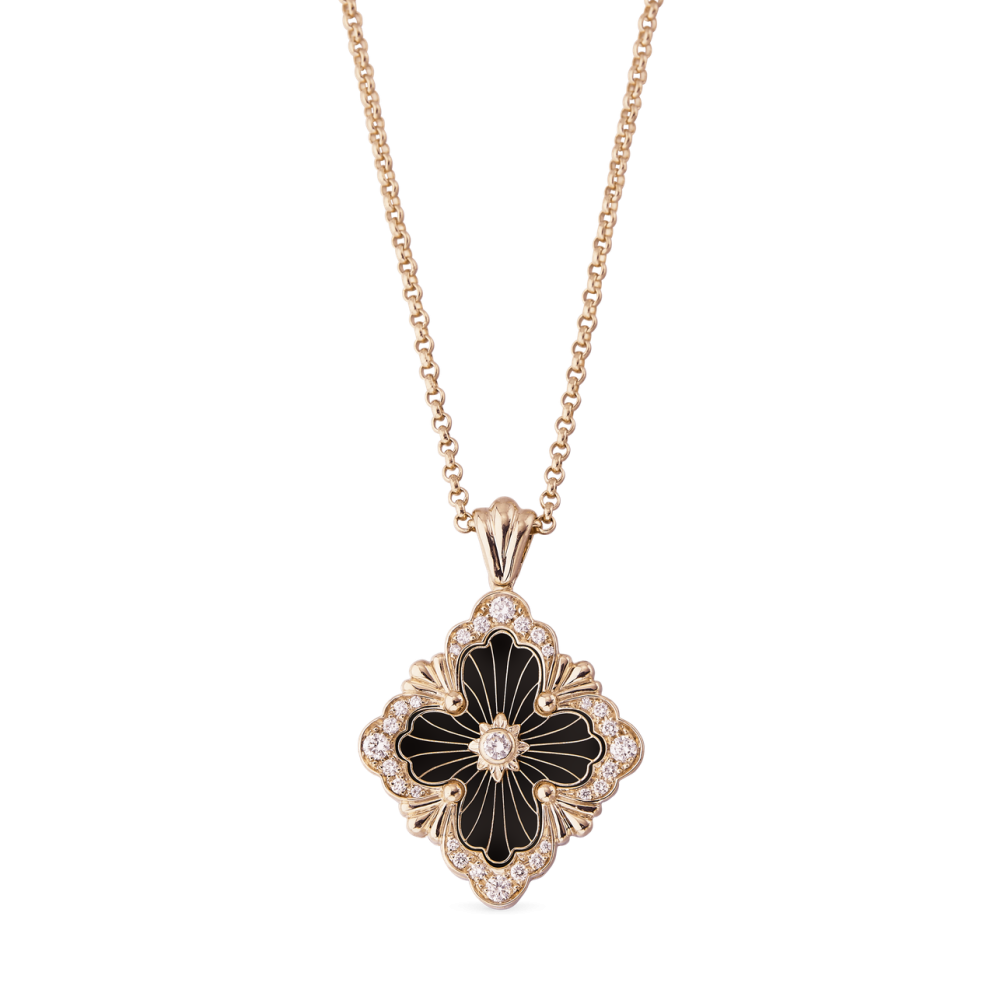 OPERA TULLE PINK GOLD PENDANT