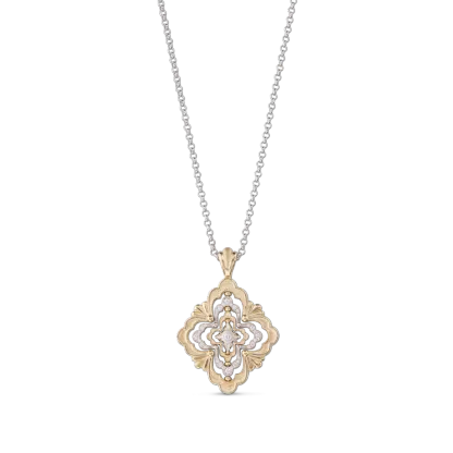 OPERA GALILEO YELLOW AND WHITE GOLD PENDANT