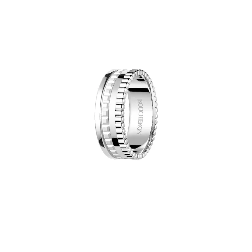 QUATRE DOUBLE WHITE EDITION SMALL RING