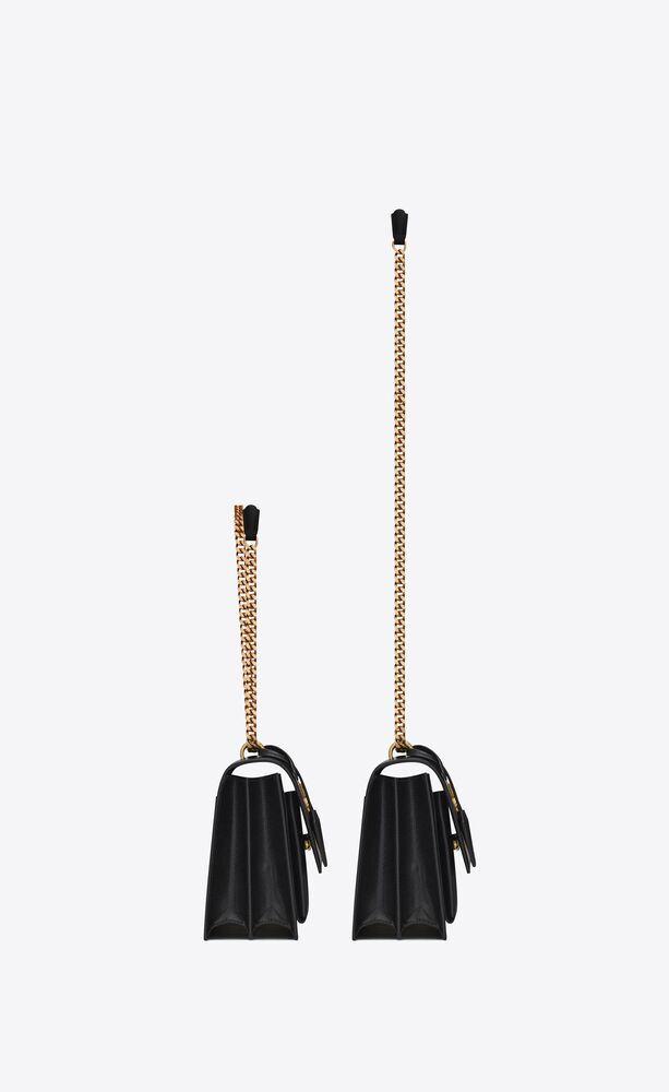 SUNSET MEDIUM IN COATED-BARK LEATHER