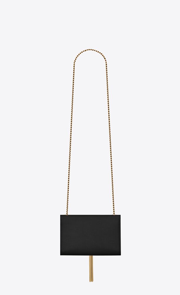 KATE SMALL TASSEL IN GRAIN DE POUDRE EMBOSSED LEATHER
