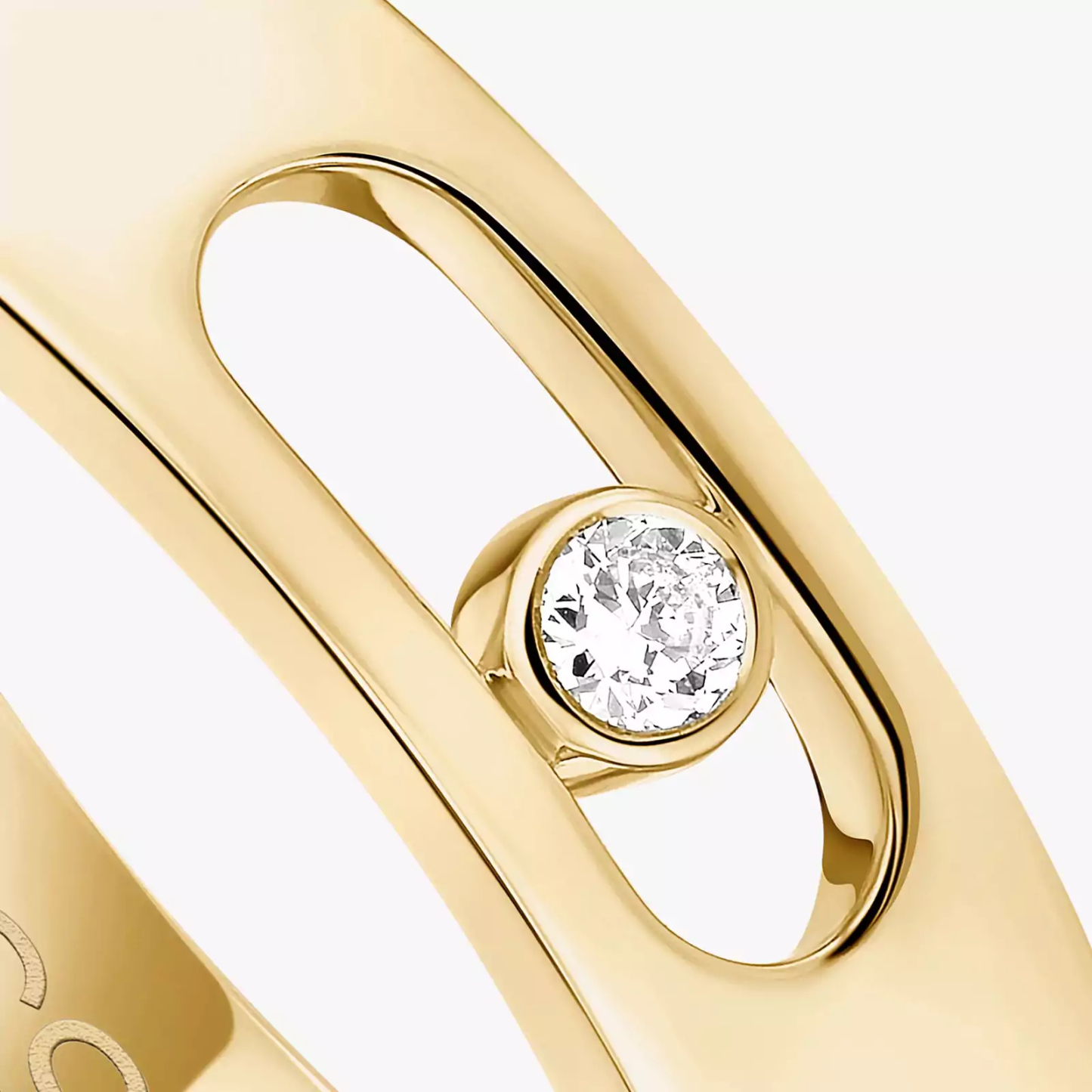 Move Joaillerie Wedding Ring Yellow Gold Diamond Ring