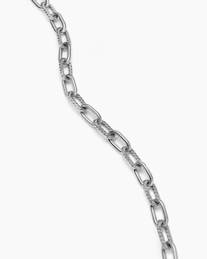 DY Madison® Toggle Chain Necklace Sterling Silver with 18K Yellow Gold, 11mm