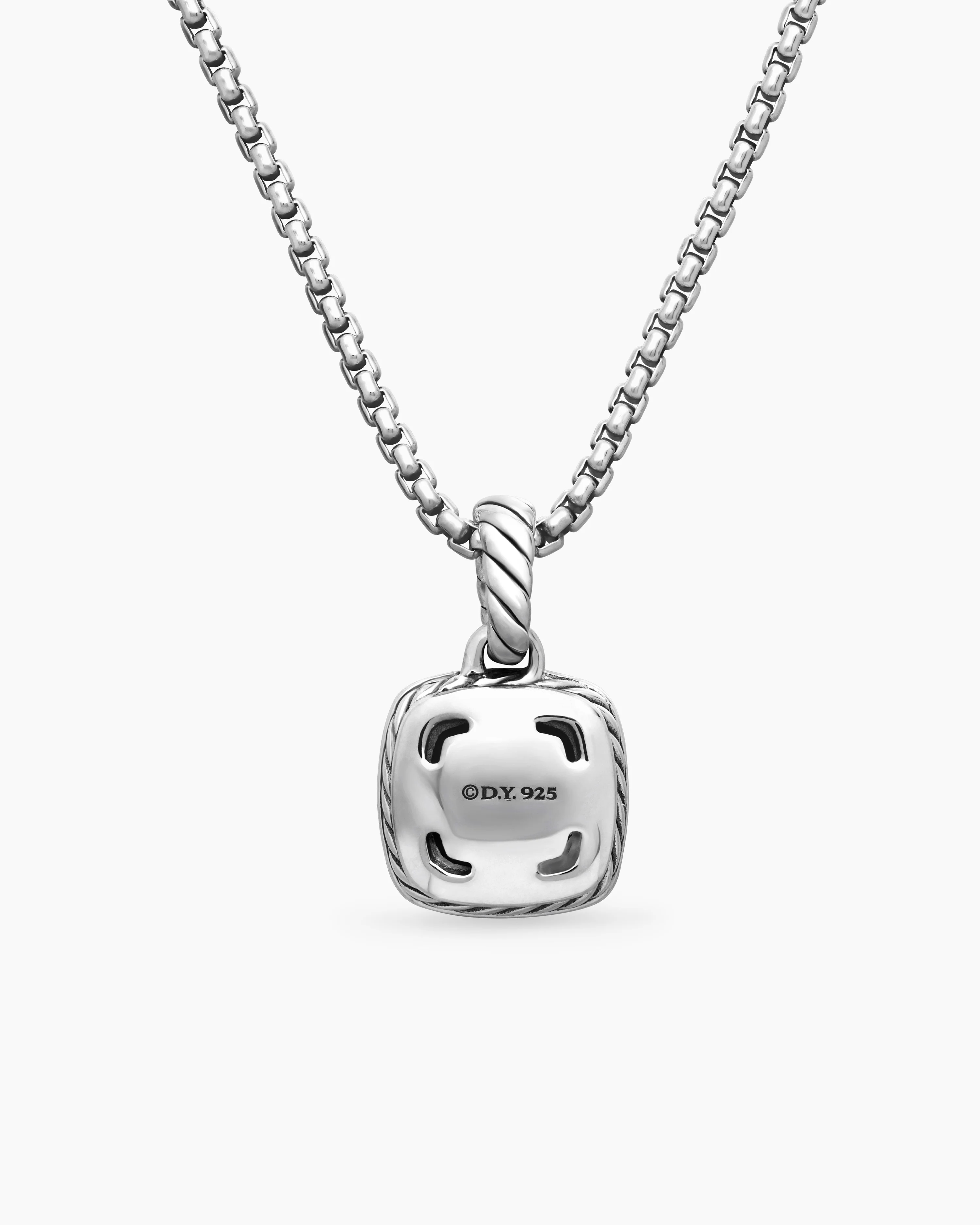 Albion® Pendant in Sterling Silver with Pave Diamonds,17mm