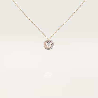 Trinity pendant, 1 diamond, paved