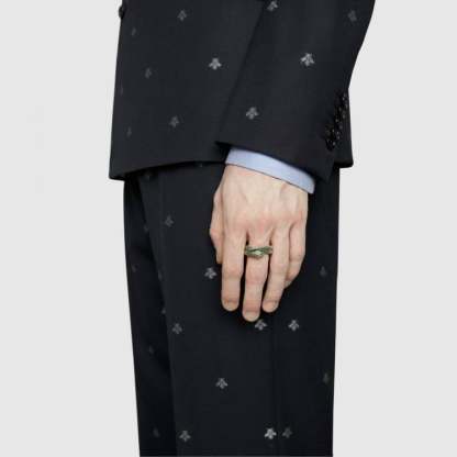 GARDEN SILVER SNAKE RING