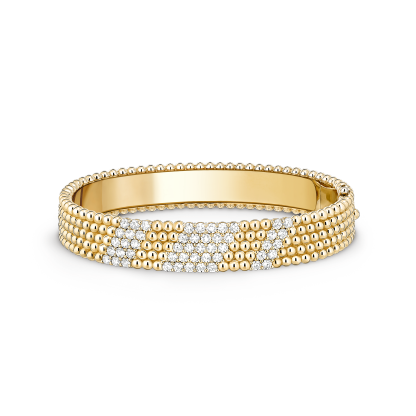 Perlée diamonds bracelet, 5 rows, medium model