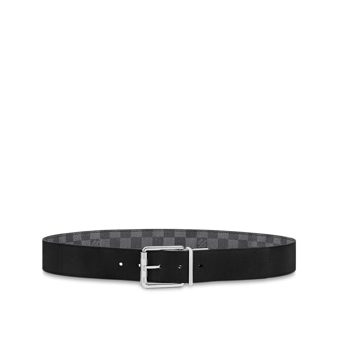 Damier Print 40MM Reversible