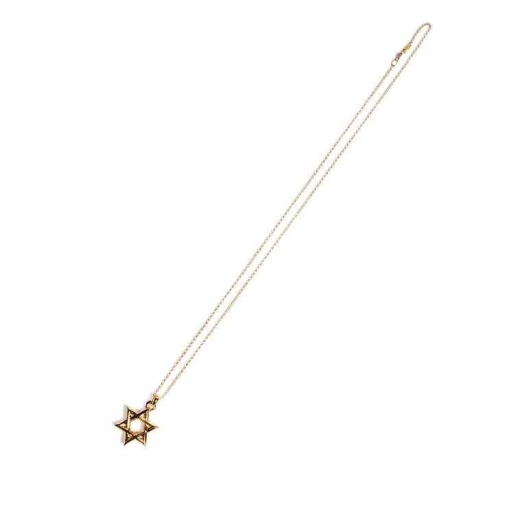 22K GOLD STAR OF DAVID PENDANT