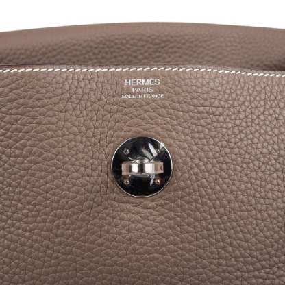 Lindy 30 Bag Coveted Etoupe Clemence Leather Palladium