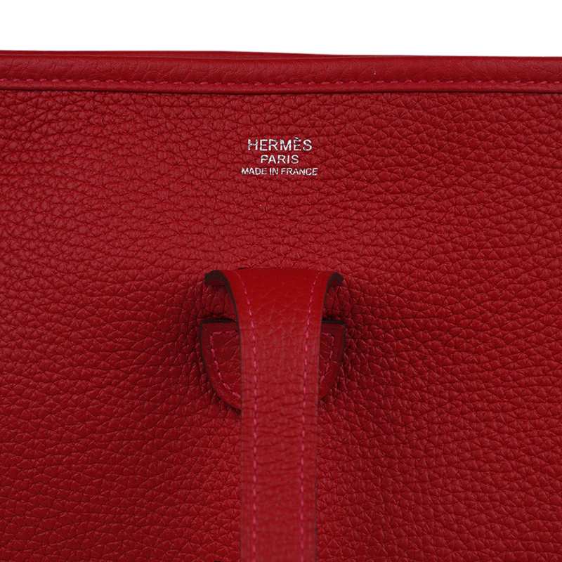 Evelyne PM Bag Rouge Casaque Clemence Palladium Hardware