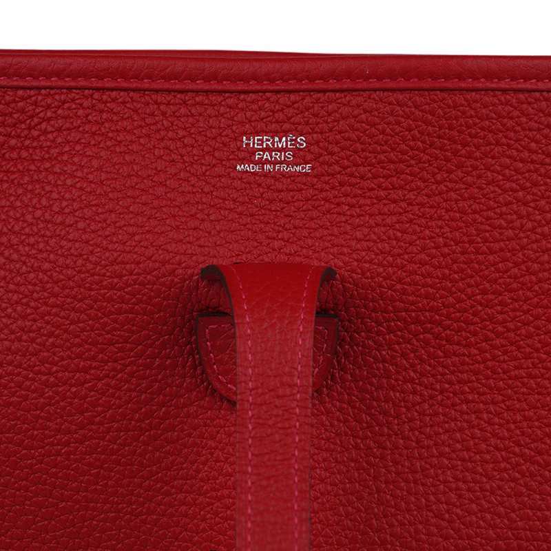 Evelyne PM Bag Rouge Casaque Clemence Palladium Hardware