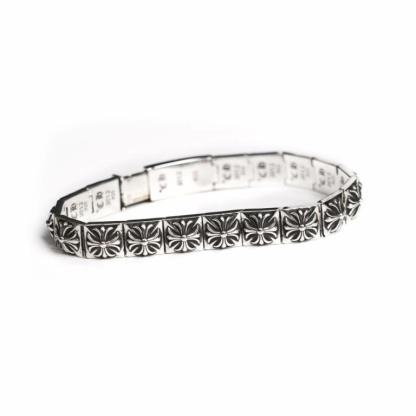 CH PLUS SQUARE PATTERN BRACELET