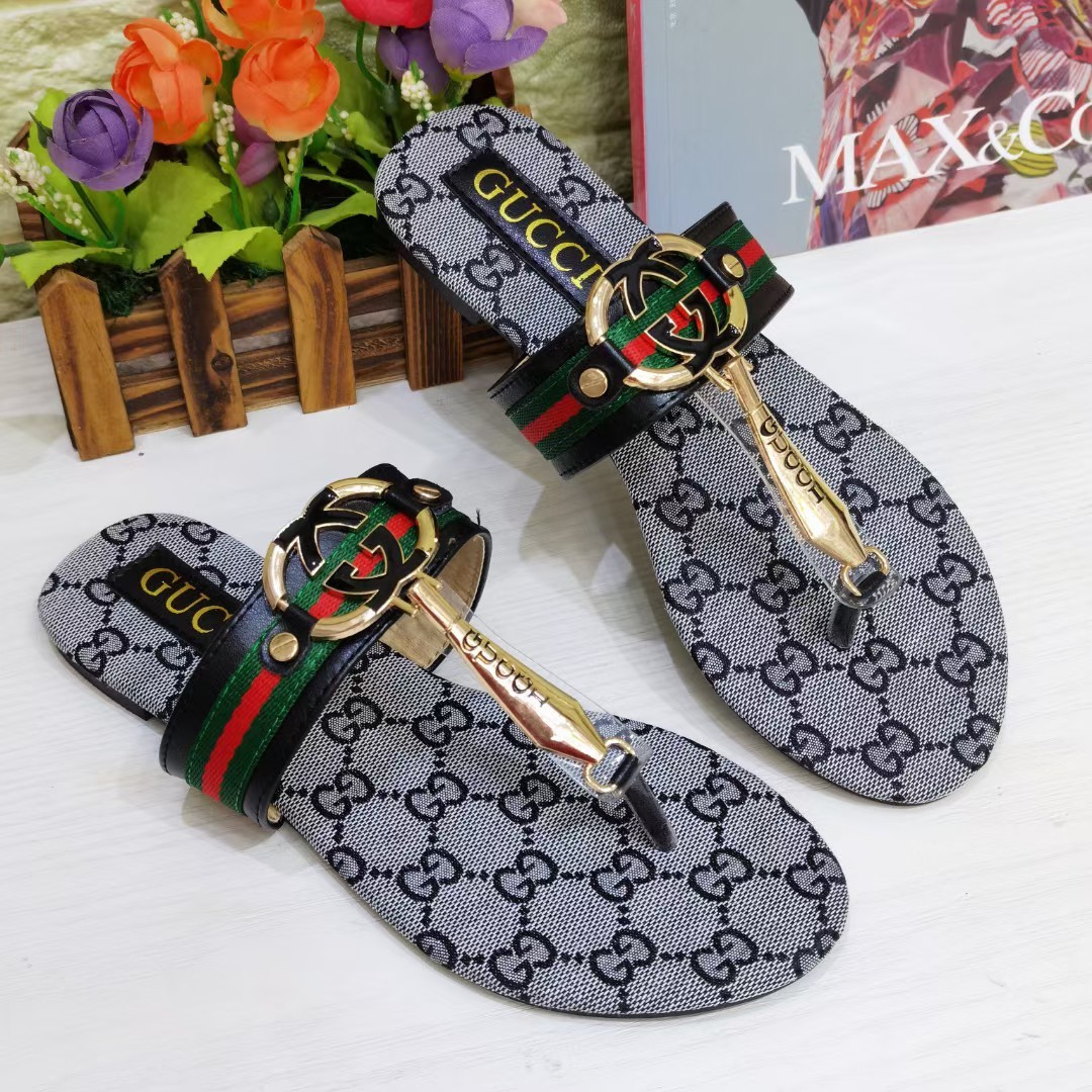 WOMEN'S SLIDE WITH DOUBLE G