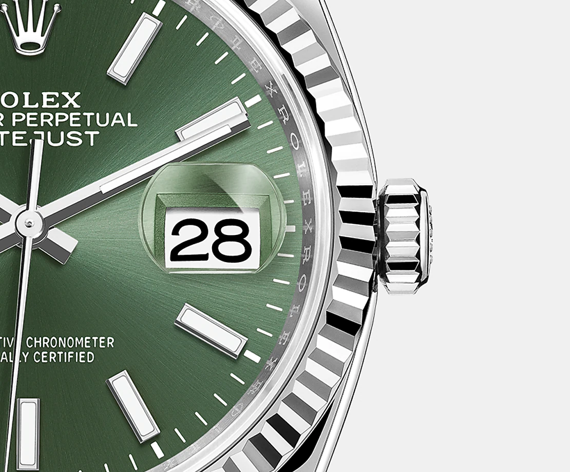 Datejust 36mm, Oystersteel and 18k White Gold, Ref# 126234-0052