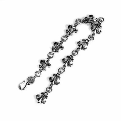 BS FLEUR CROSS CUT OUT LINK BRACELET