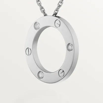 LOVE NECKLACE, 3 DIAMONDS