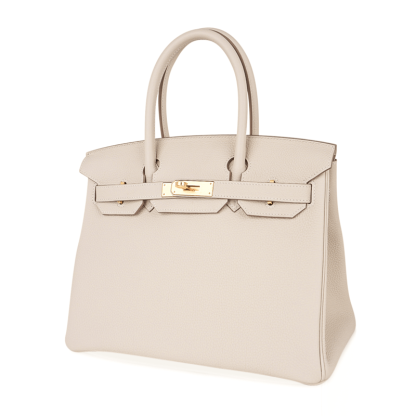 Birkin 30 Bag Craie Togo Leather with Gold Hardware