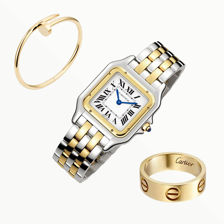 3-Piece Panthère Yellow Gold, Diamonds