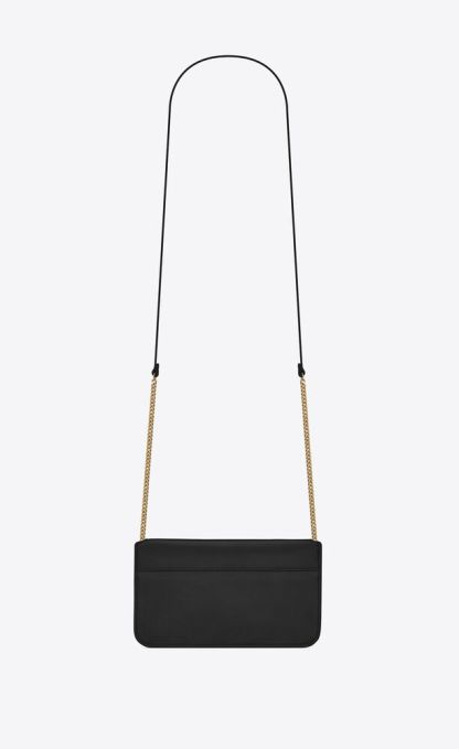 CASSANDRE PHONE HOLDER IN SMOOTH LEATHER