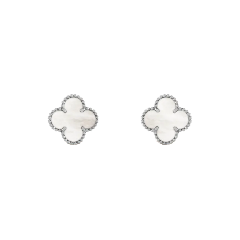 3-PIECE GOLD CLOVER JEWELRY SET: NECKLACE, BRACELET & EARRINGS