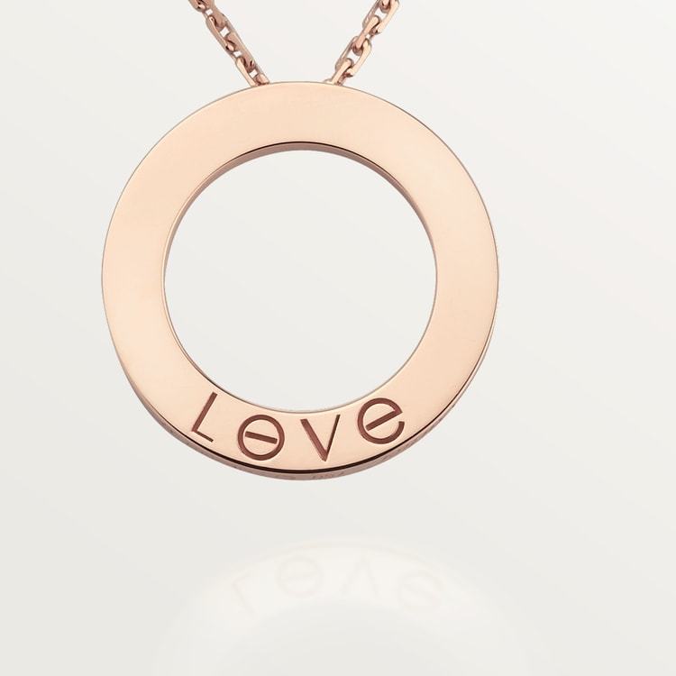 LOVE NECKLACE, 3 DIAMONDS
