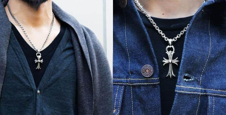 SMALL CROSS PENDANT WITH BAIL