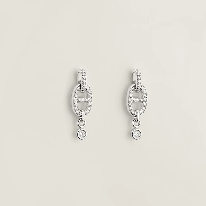 Chaine d'Ancre Enchainee earrings, small model