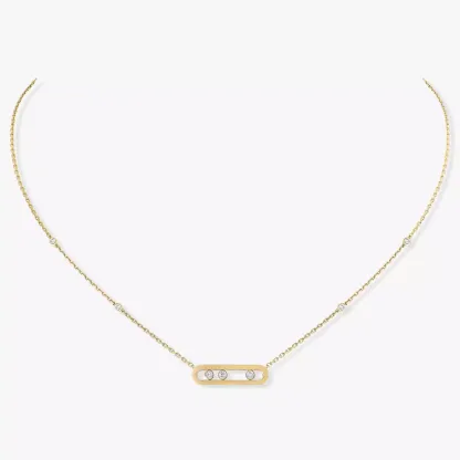 Baby Move Yellow Gold Diamond Necklace