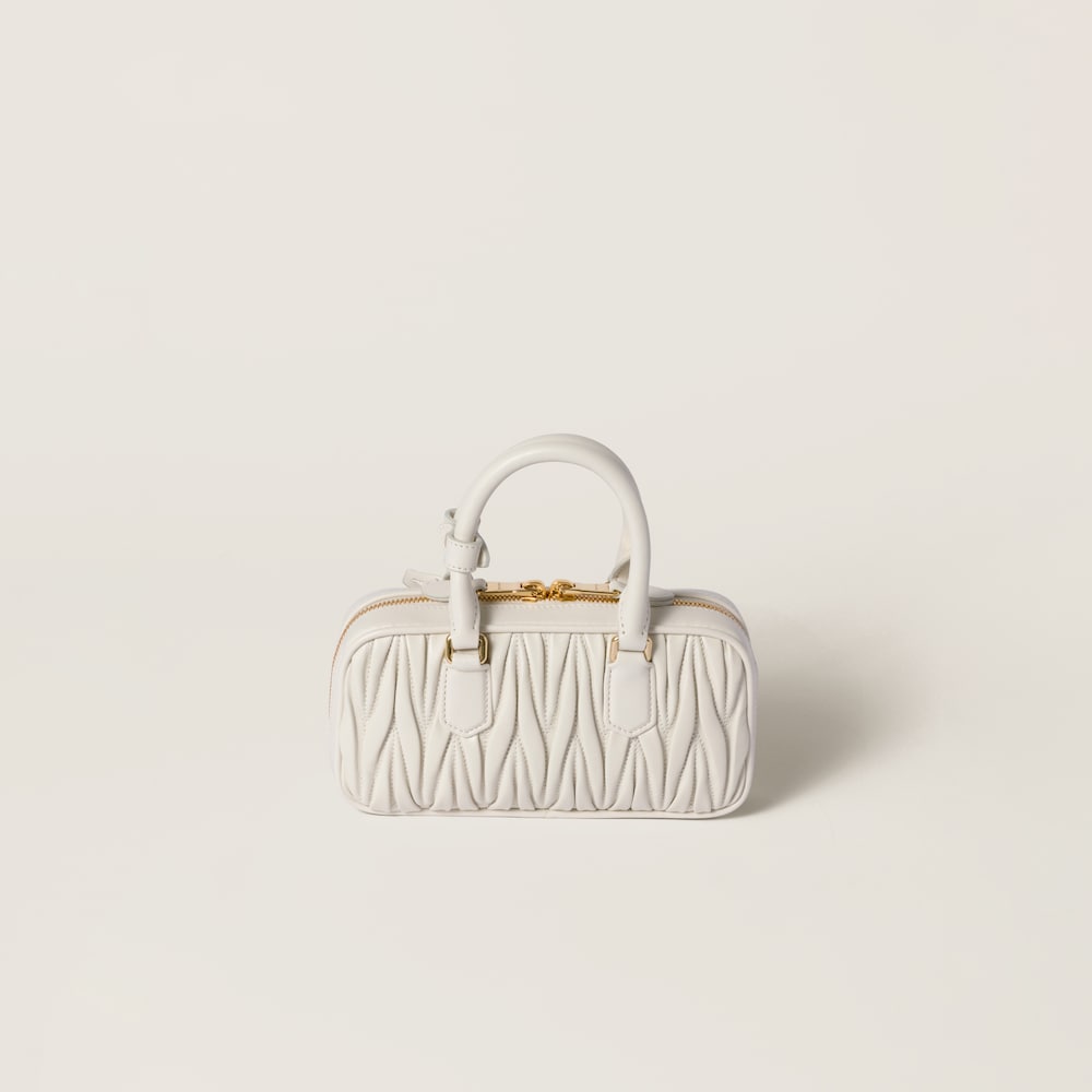 Arcadie matelassé nappa leather mini-bag