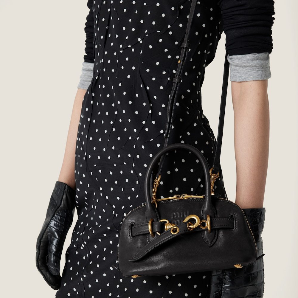 Aventure mini nappa leather bag