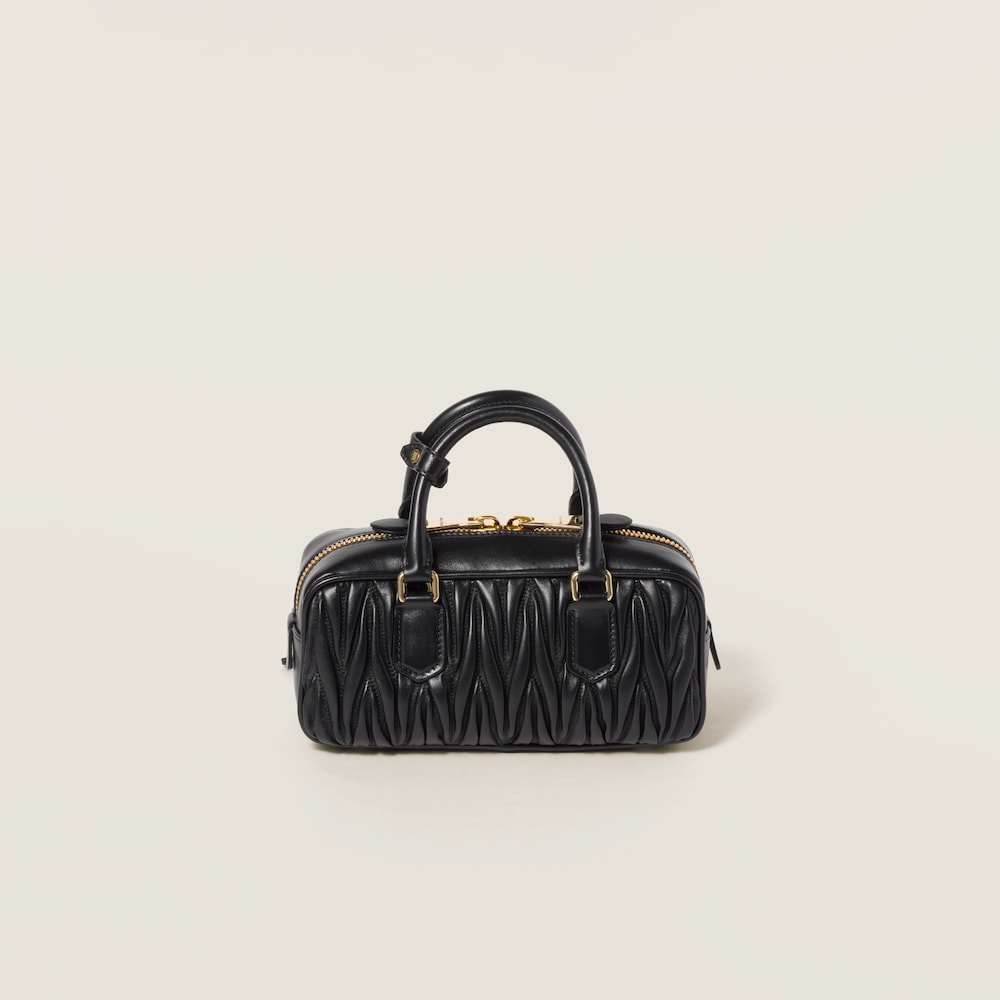 Arcadie matelassé nappa leather bag