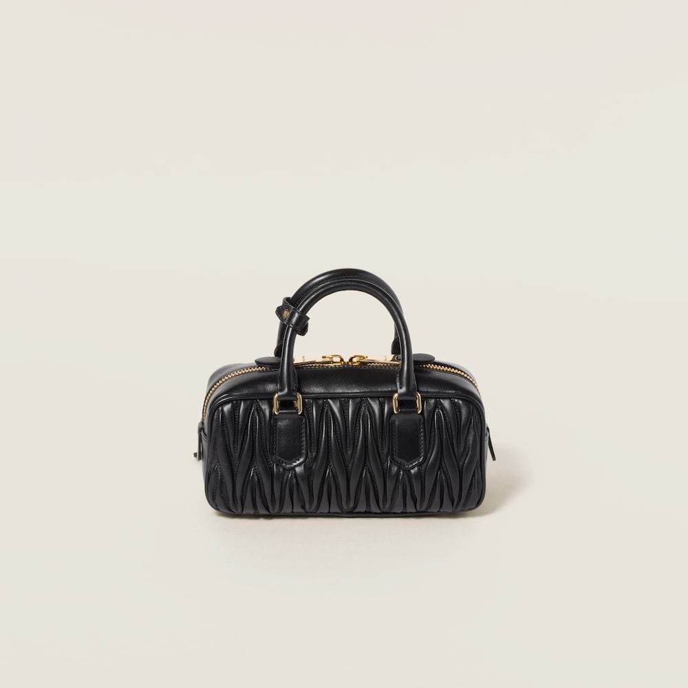 Arcadie matelassé nappa leather bag