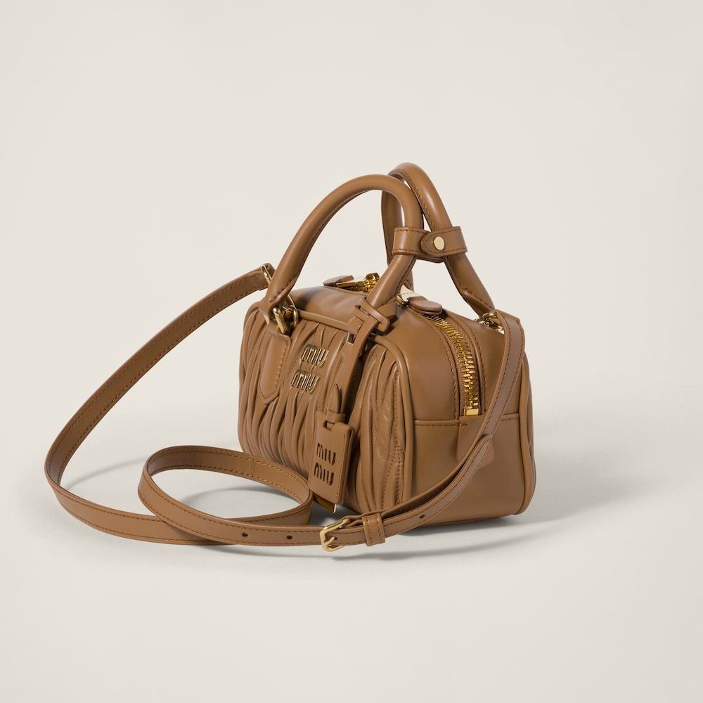 Arcadie matelassé nappa leather bag