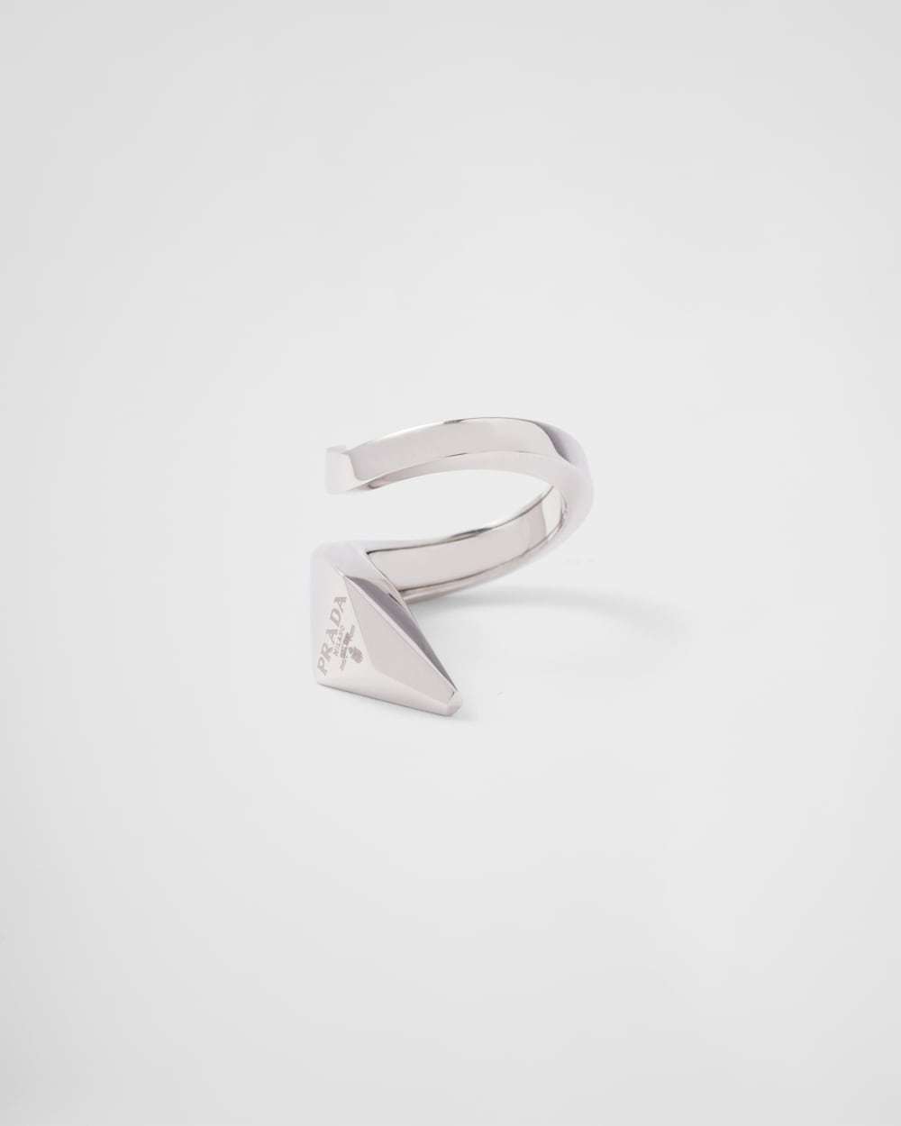 Eternal Gold toi et moi snake ring in white gold