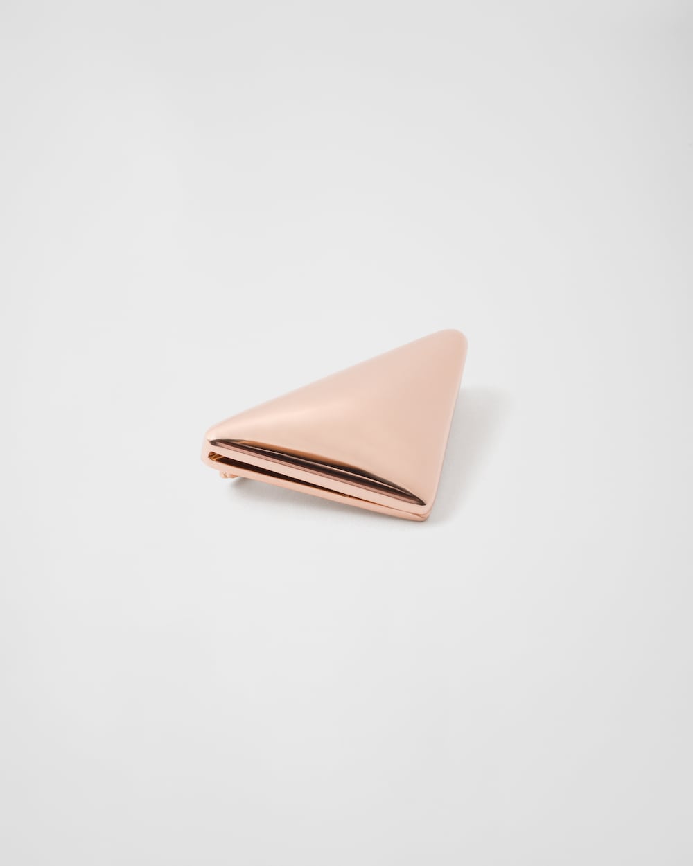 Eternal Gold small triangle brooch in pink gold