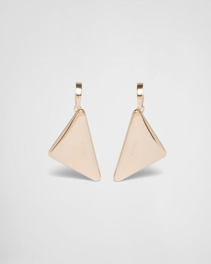 Eternal Gold medium drop earrings in yellow gold