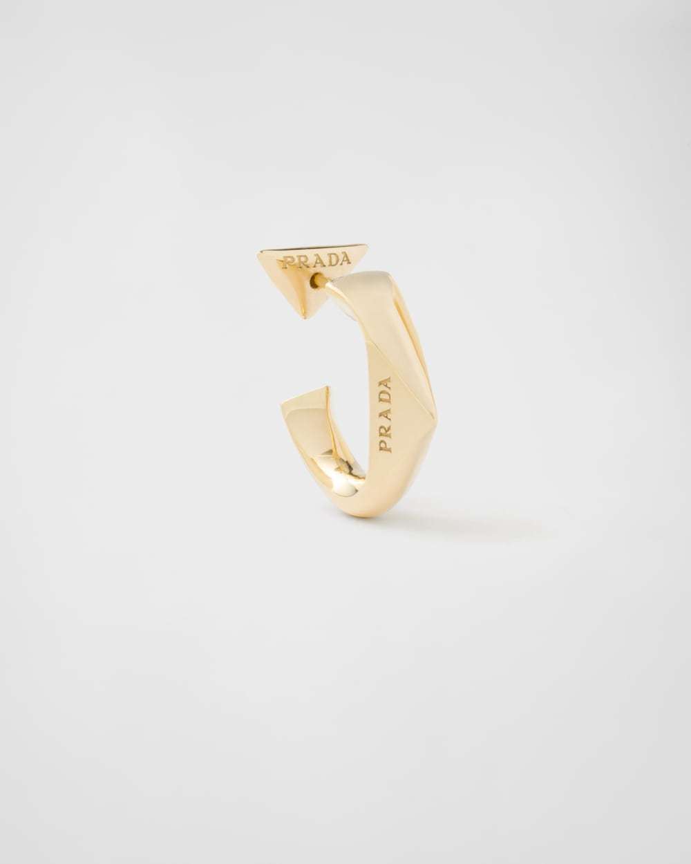 Eternal Gold single earring - yellow gold