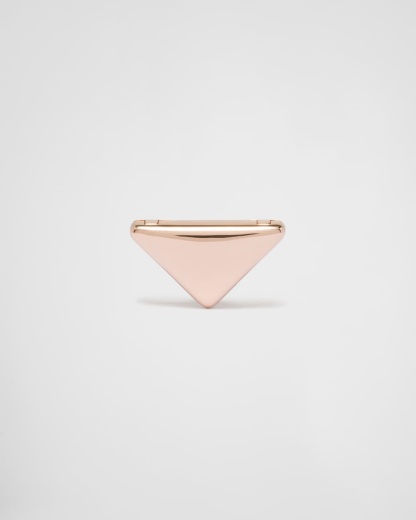 Eternal Gold small triangle brooch in pink gold