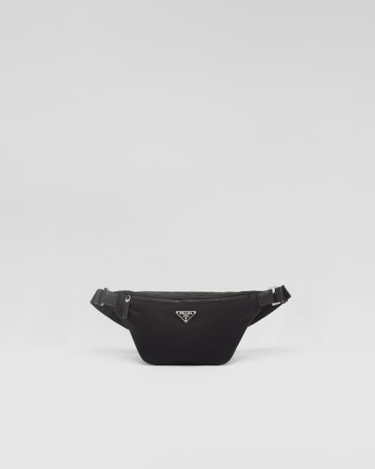 Re-Nylon and Saffiano leather belt bag